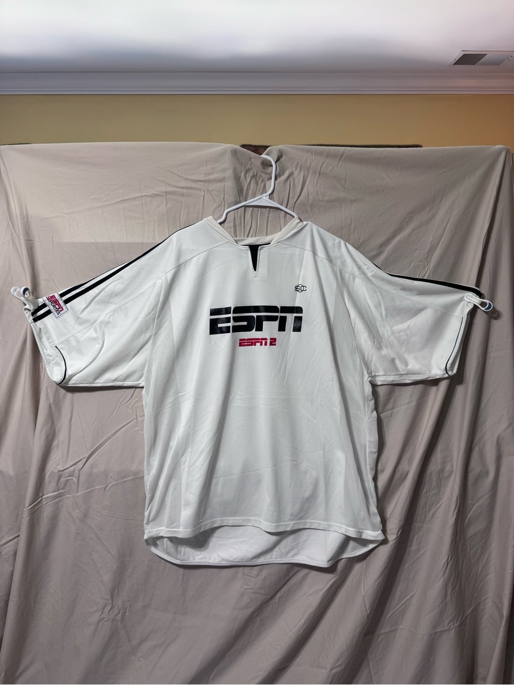 ESPN White Short-Sleeve Jersey Tee